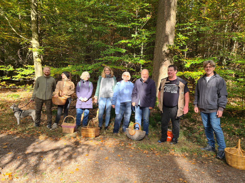 Teilnehmer der Pilzpirsch